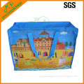 high quality blue lovely matte laminated school bag for child